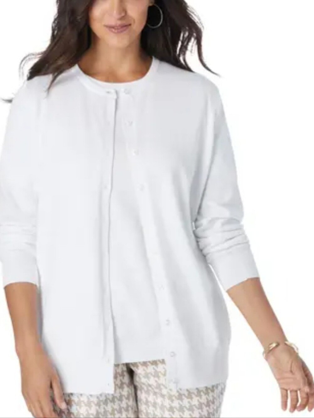 Talbot Cotton Blend Plus Size Button Down Cardigan Size 3X New Without Tag!